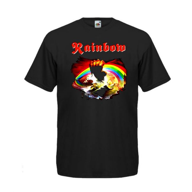 T-PAITA musta - RAINBOW (00 1354)