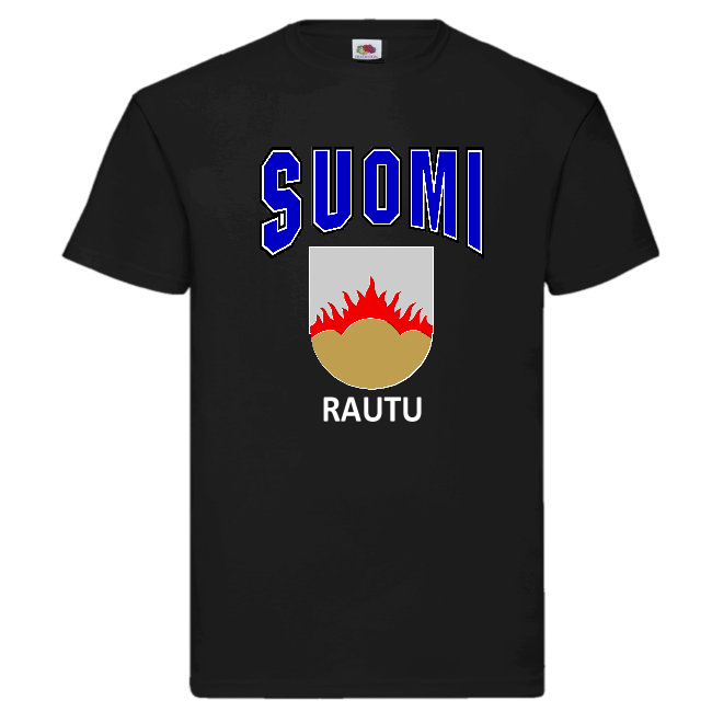 T-PAITA - SUOMI VAAKUNA - RAUTU