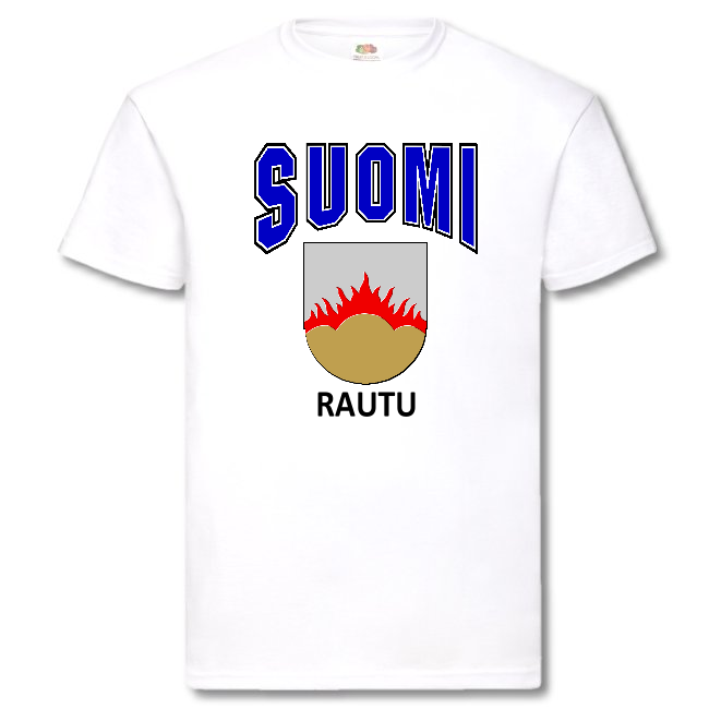 T-PAITA - SUOMI VAAKUNA - RAUTU
