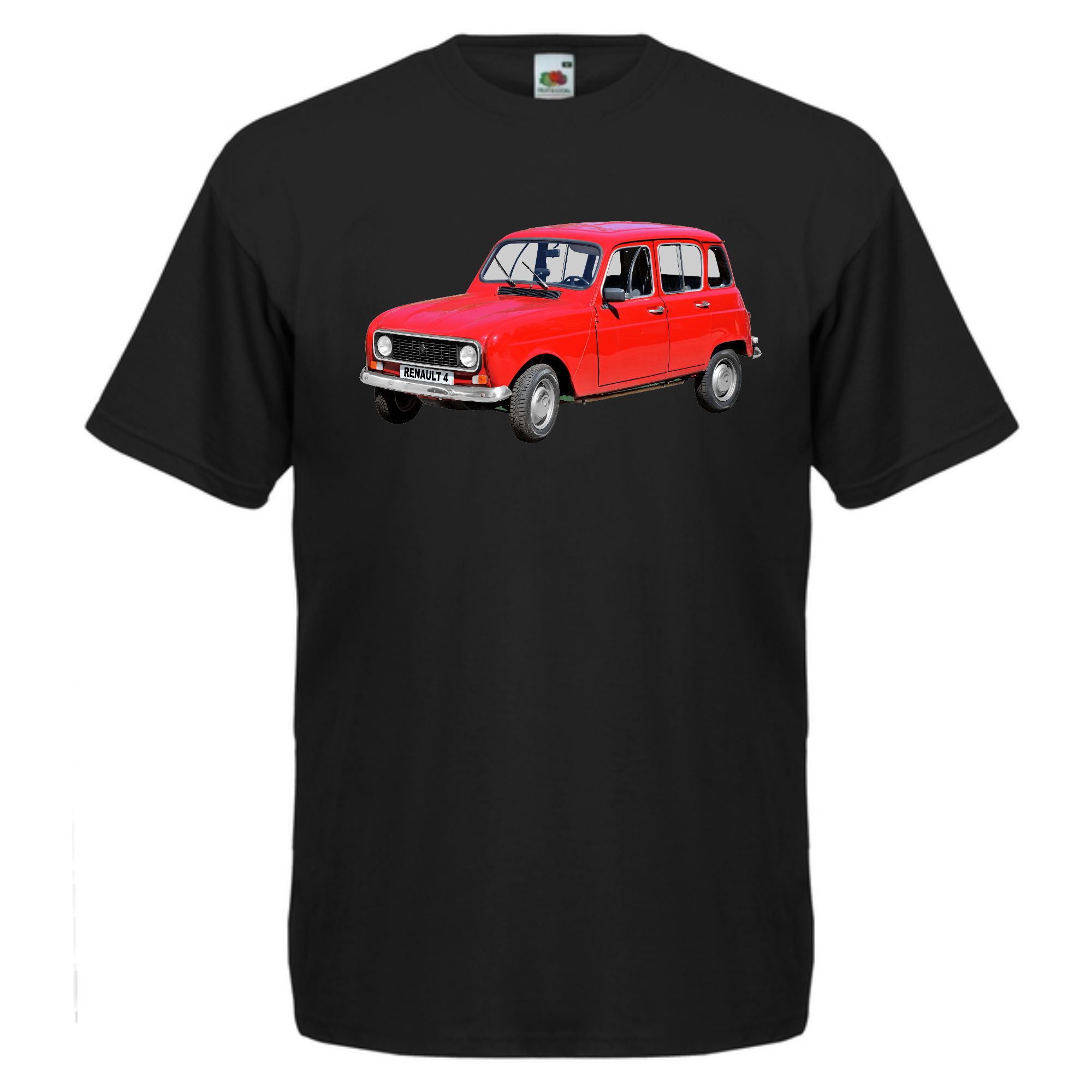 T-PAITA musta - Renault 4 Tipparellu (2982)