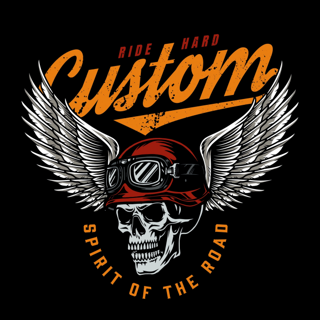 MOTO T-PAITA MUSTA - SPIRIT OF THE ROAD (00 1942)