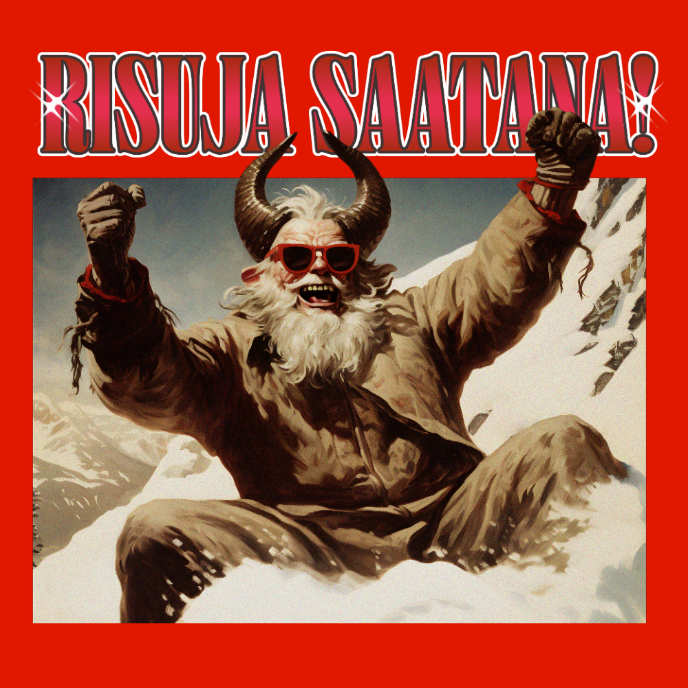 JOULU COLLEGE PUNAINEN - RISUJA SAATANA (2598)