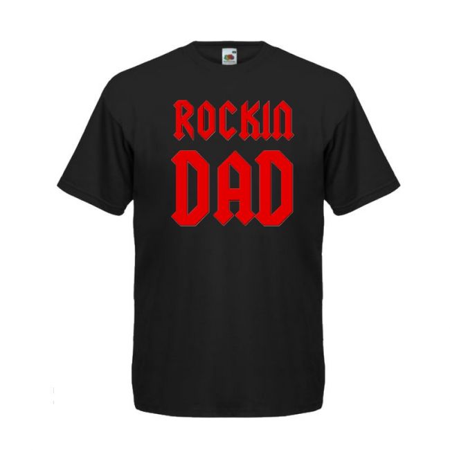 T-PAITA musta - Rockin Dad (00 364)