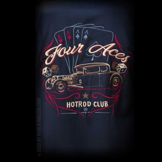 KAULUSPAITA - Lounge Shirt Four Aces - RUMBLE59