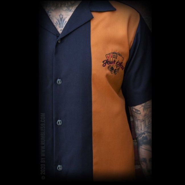 KAULUSPAITA - Lounge Shirt Four Aces - RUMBLE59