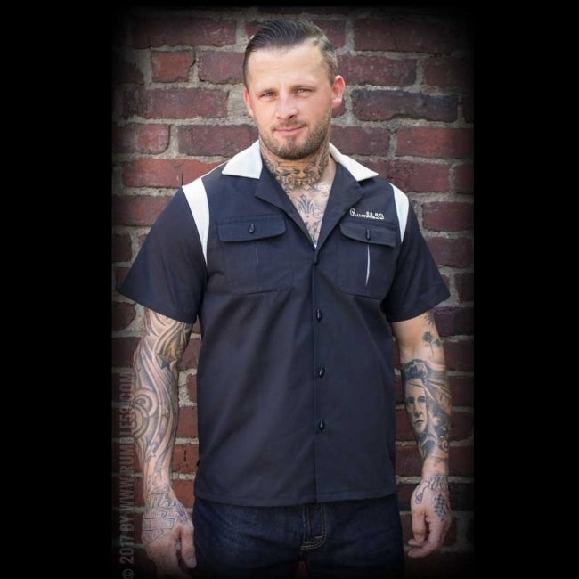 KAULUSPAITA - Bowling Shirt The Man in Black