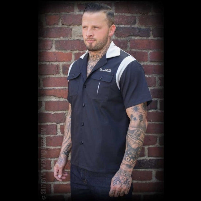 KAULUSPAITA - Bowling Shirt The Man in Black