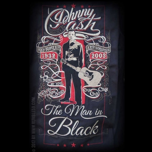 KAULUSPAITA - Bowling Shirt The Man in Black