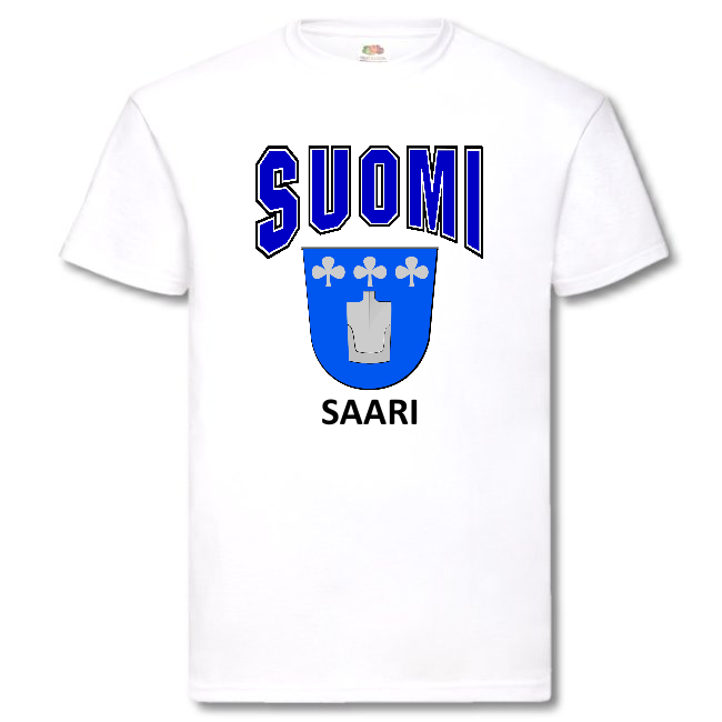T-PAITA - SUOMI VAAKUNA - SAARI