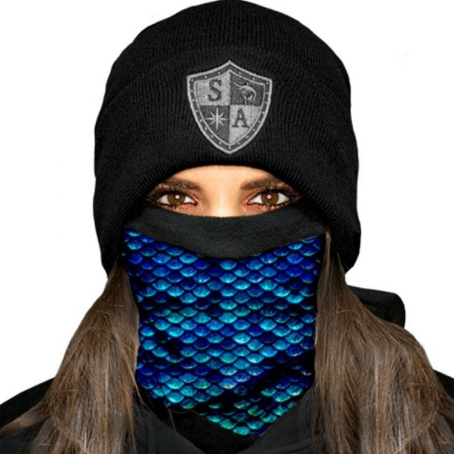 FLEECE PUFF HUIVI - MERMAID SCALES