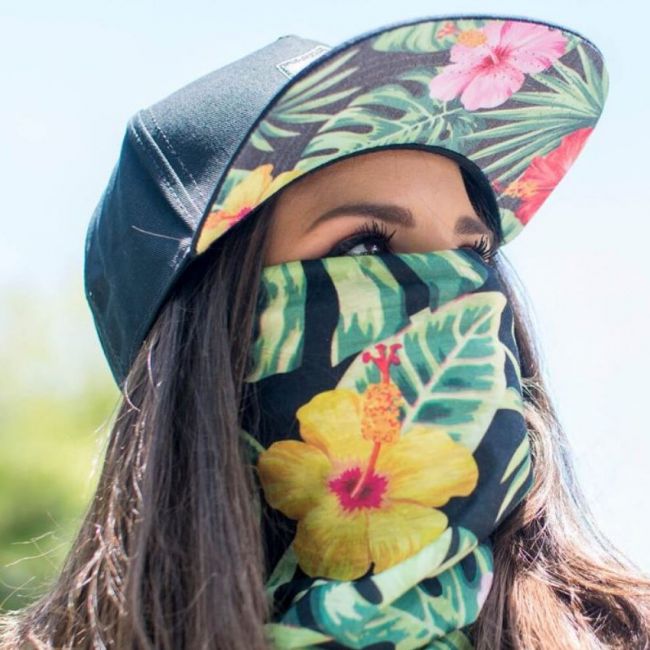 PUFF HUIVI - HAWAIIAN FLORAL