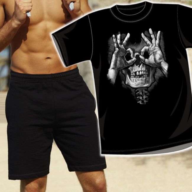 SHORTSI OLOASU - LUCTUS SKULL HANDS (1071)