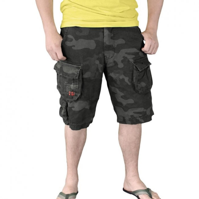 SHORTSIT - TROOPER SHORTS BLACKCAMO WASHED - SURPLUS