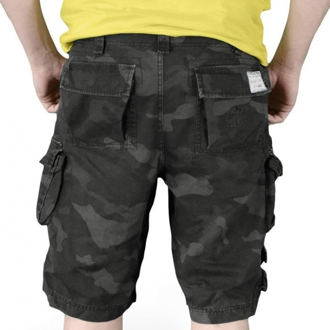 SHORTSIT - TROOPER SHORTS BLACKCAMO WASHED - SURPLUS