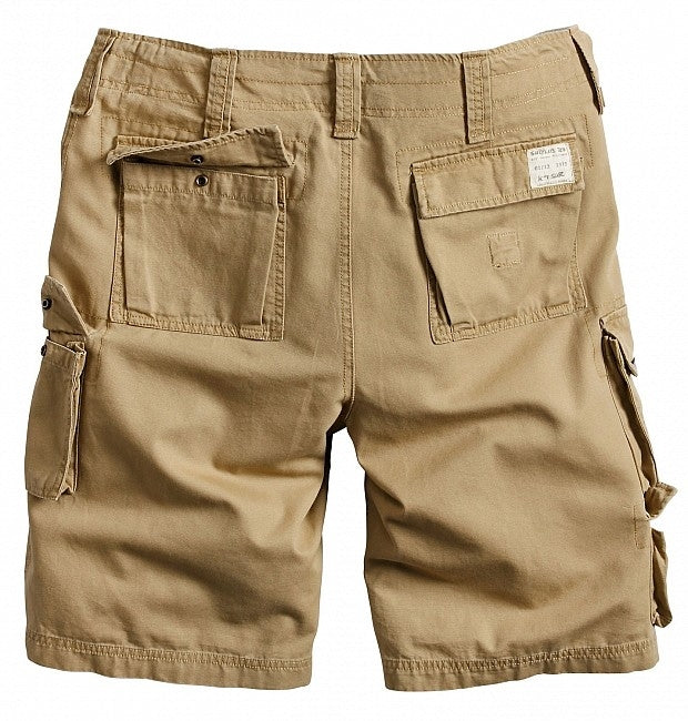 SHORTSIT - TROOPER SHORTS BEIGE WASHED - SURPLUS