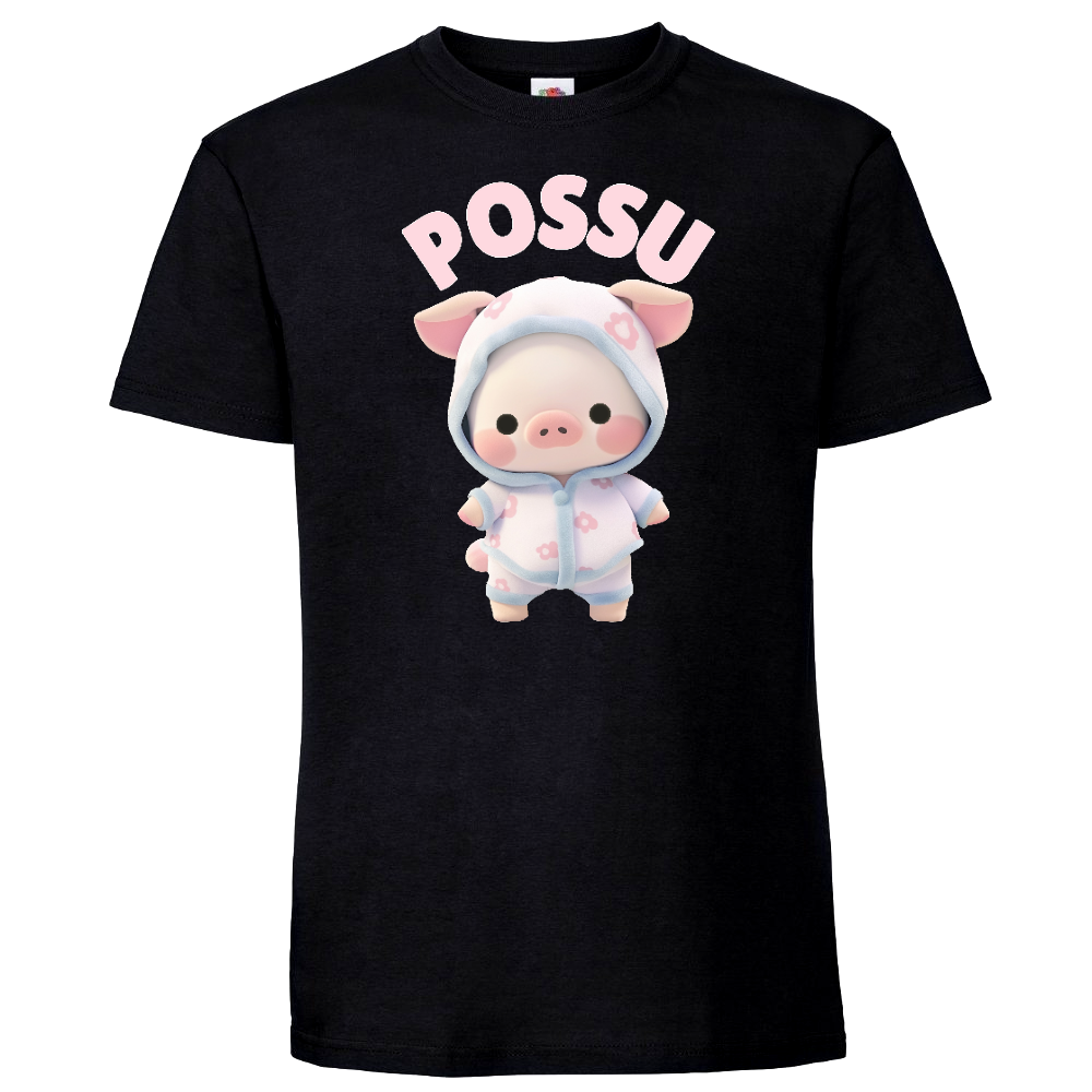 T-PAITA MUSTA - POSSU (2842)