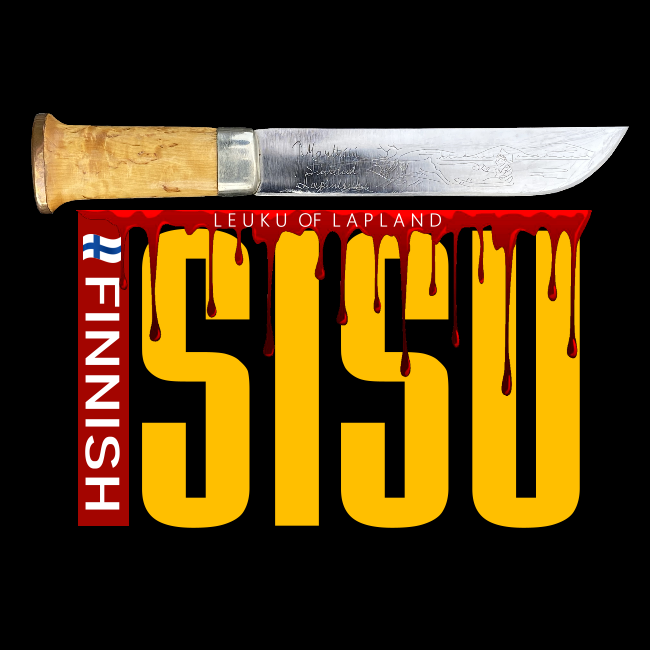 T-PAITA musta - FINNISH SISU LEUKU (00 3024)