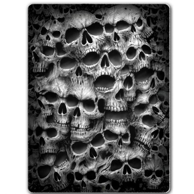 FLEECE HUOPA - TWISTED SKULLS - SPIRAL