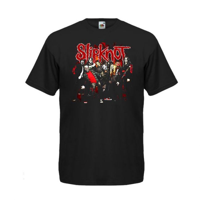 T-PAITA MUSTA - SLIPKNOT (1494)