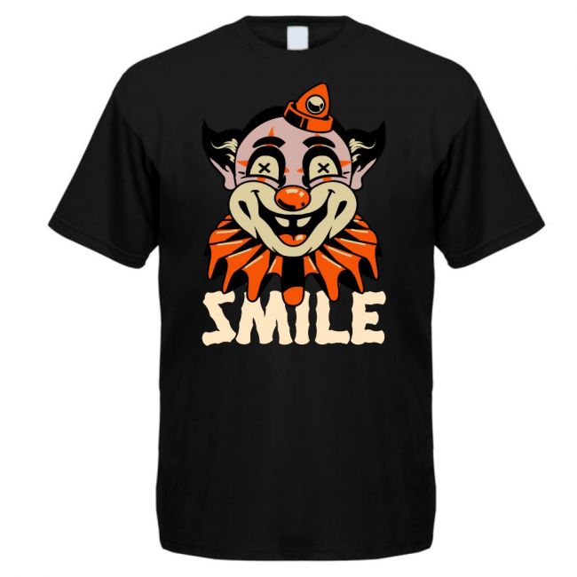 T-PAITA musta - SMILE CLOWN (00 2292)