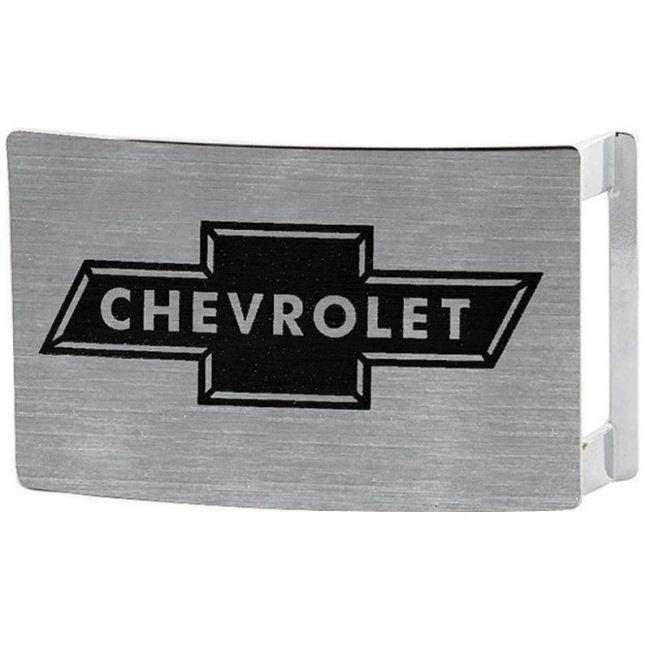 VYÖNSOLKI - CHEVY BOWTIE BRUSHED SILVER/BLACK