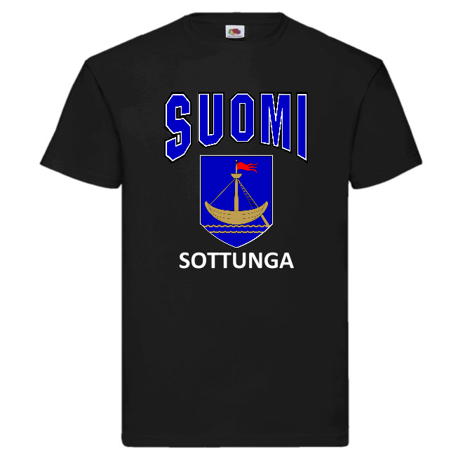 T-PAITA - SUOMI VAAKUNA - SOTTUNGA
