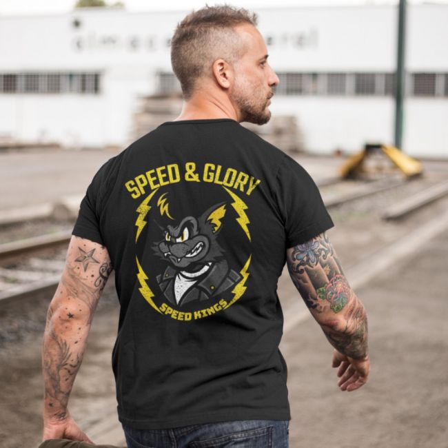 T-Paita - SPEED & GLORY - SPEED KINGS (00 440)
