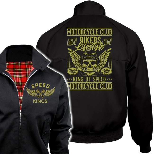 SPEED KINGS Harrington takki - MOTORCYCLE CLUB
