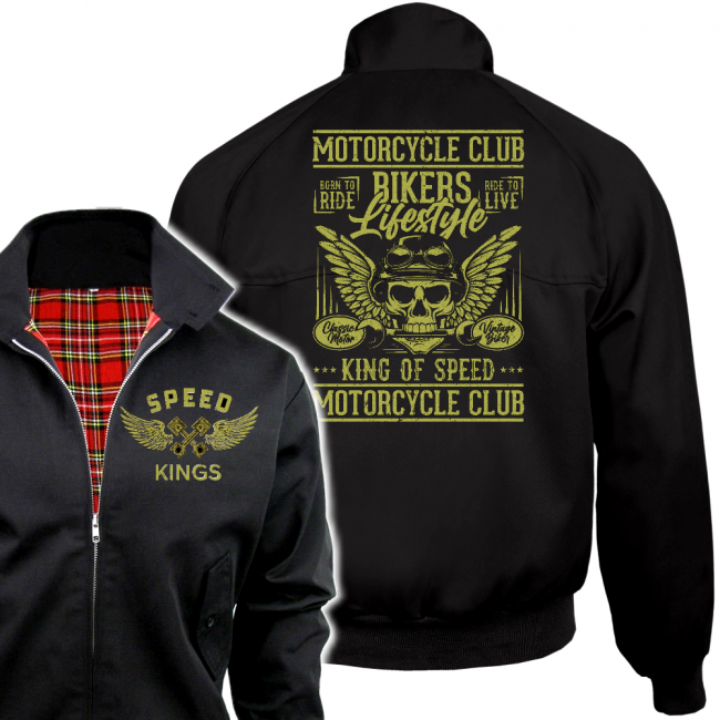 SPEED KINGS  Harrington takki - MOTORCYCLE CLUB