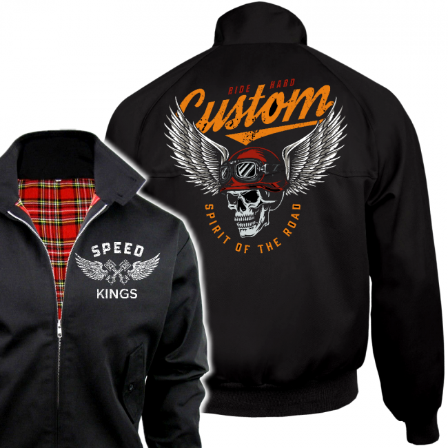 SPEED KINGS Harrington takki - SPIRIT OF THE ROAD (00 1942A)