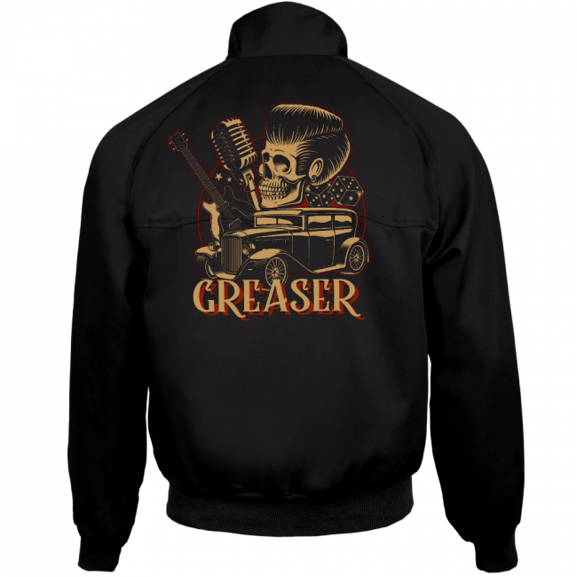 SPEED KINGS  Harrington takki - GREASER  (115)