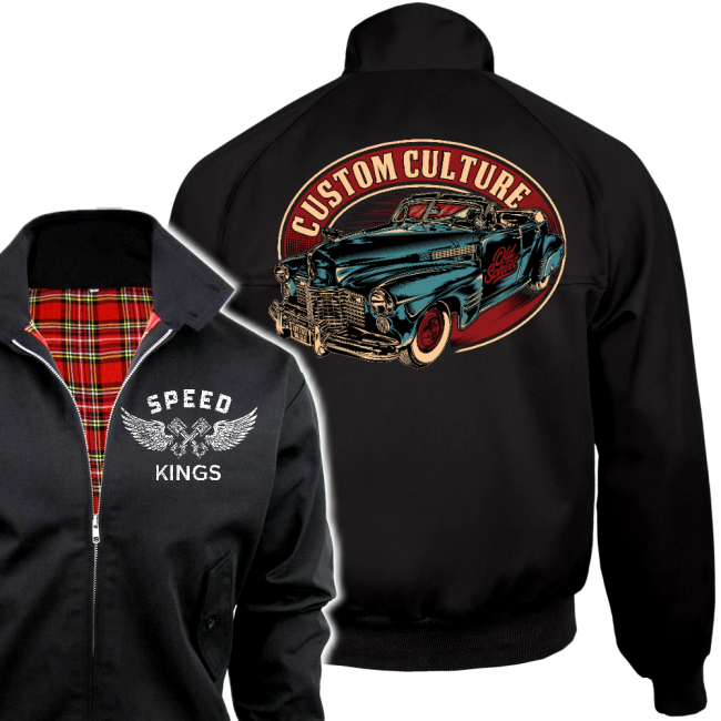 SPEED KINGS Harrington takki - CUSTOM CULTURE (00 1988)