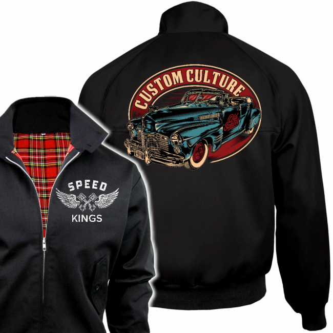 SPEED KINGS  Harrington takki - CUSTOM CULTURE (00 1988)