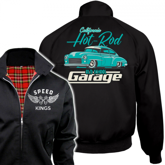 SPEED KINGS  Harrington takki - OLD SCHOOL GARAGE