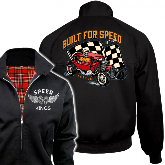 SPEED KINGS  Harrington takki -  BUILT FOR SPEED  (2043)