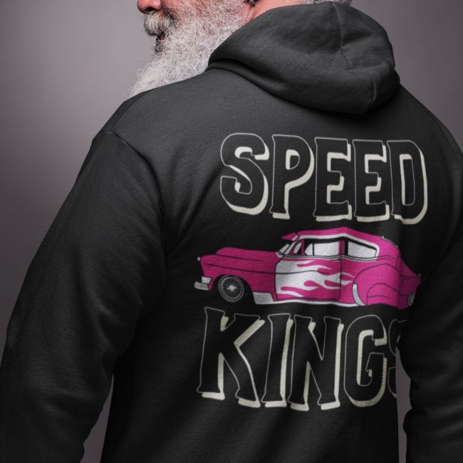 VETOKETJUHUPPARI musta - PINK CAR -SPEED KINGS (00 757)