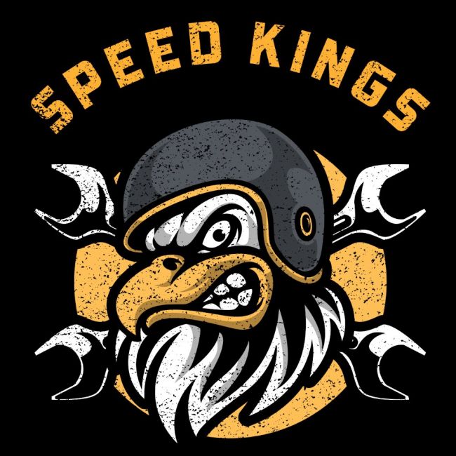 HUPPARI musta - SPEED KINGS - SPEED KINGS (00 432)