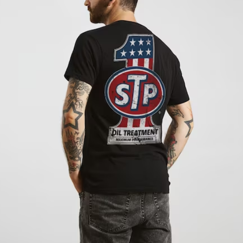 T-PAITA musta - STP AMERICAN NO. 1