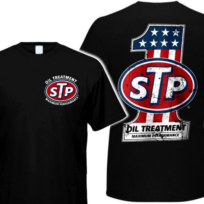 T-PAITA musta - STP AMERICAN NO. 1