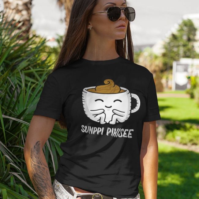 T-PAITA MUSTA - SUMPPI PIHISEE - KAMALA LUONNE (00 2165)