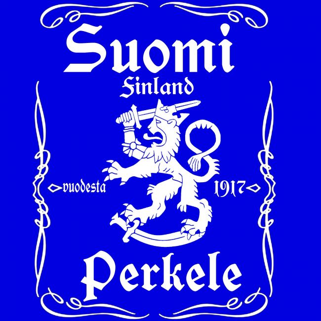 NAISTEN PAITA sininen - SUOMI PERKELE