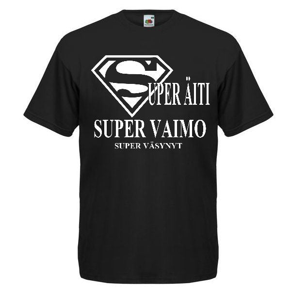 T-PAITA - SUPER ÄITI teksti (00 2211)