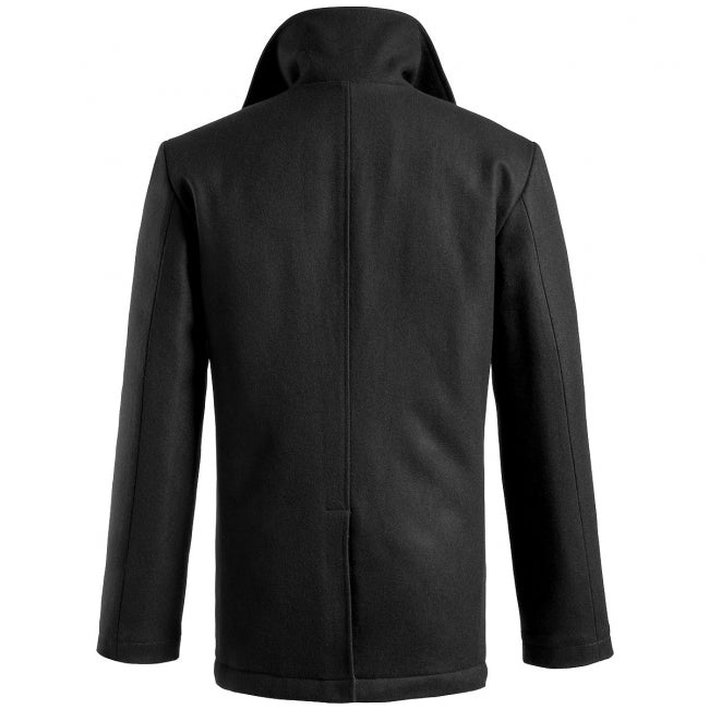 VILLAKANGASTAKKI - PEA COAT BLACK