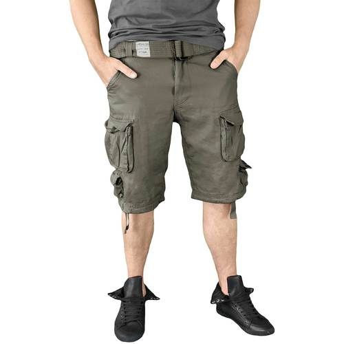 SHORTSIT - DIVISION SHORTS OLIVE WASHED - SURPLUS