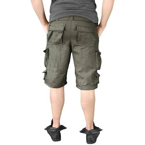 SHORTSIT - DIVISION SHORTS OLIVE WASHED - SURPLUS