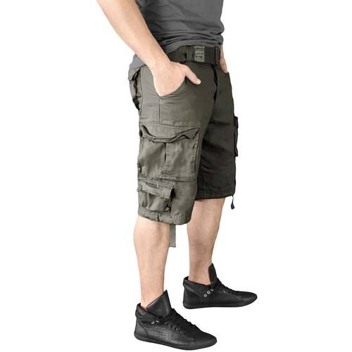 SHORTSIT - DIVISION SHORTS OLIVE WASHED - SURPLUS