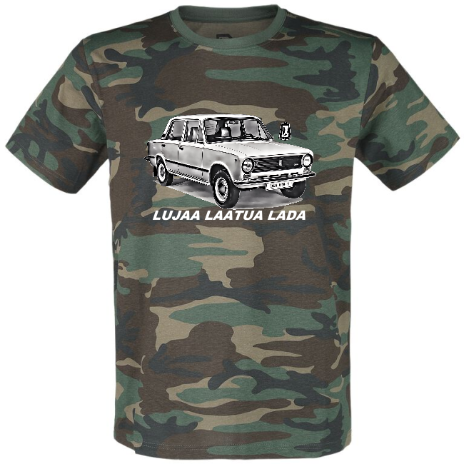 T-PAITA maasto camo - LUJAA LAATUA LADA (00 2235)