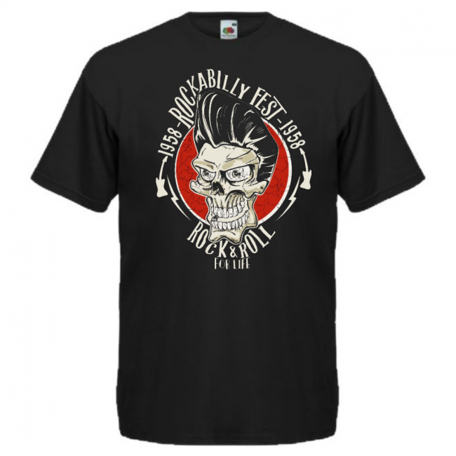 T-PAITA MUSTA - ROCKABILLY FEST (2499)