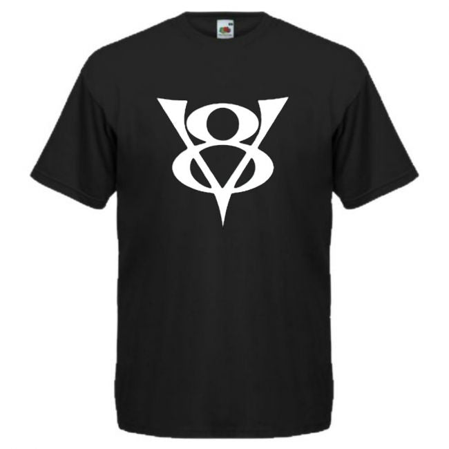 T-PAITA MUSTA - V8 paksu (00 489)