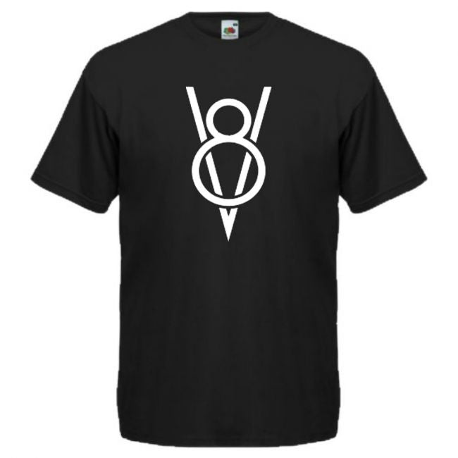 T-PAITA MUSTA - V8 OHUT (00 2204)